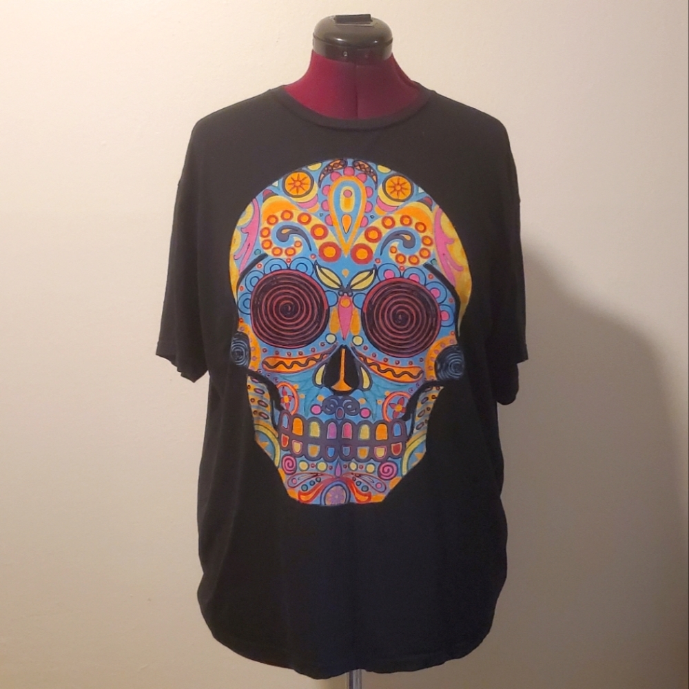 Life Clothing Co Skull Black T-Shirt